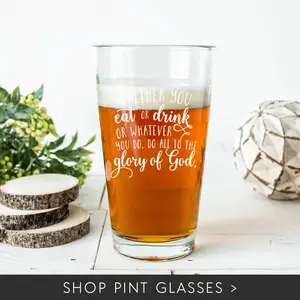 Reformed Pint Glasses