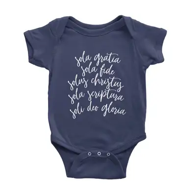 The Five Solas Onesie