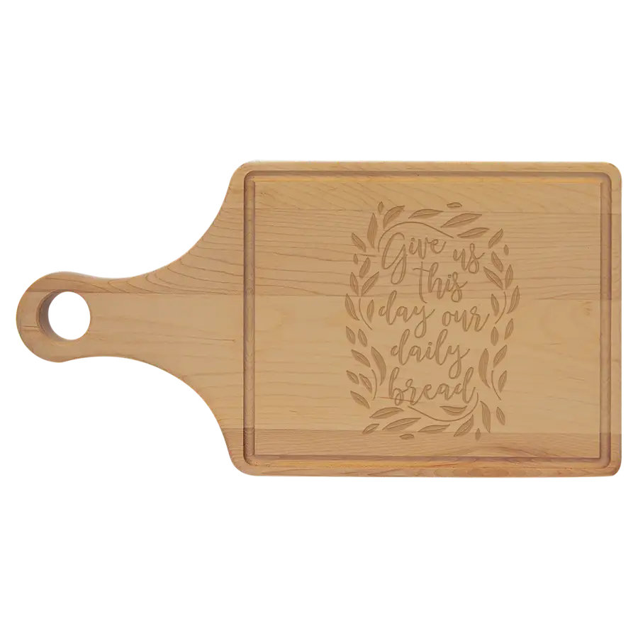 Give Us This Day Cutting Board Paddle