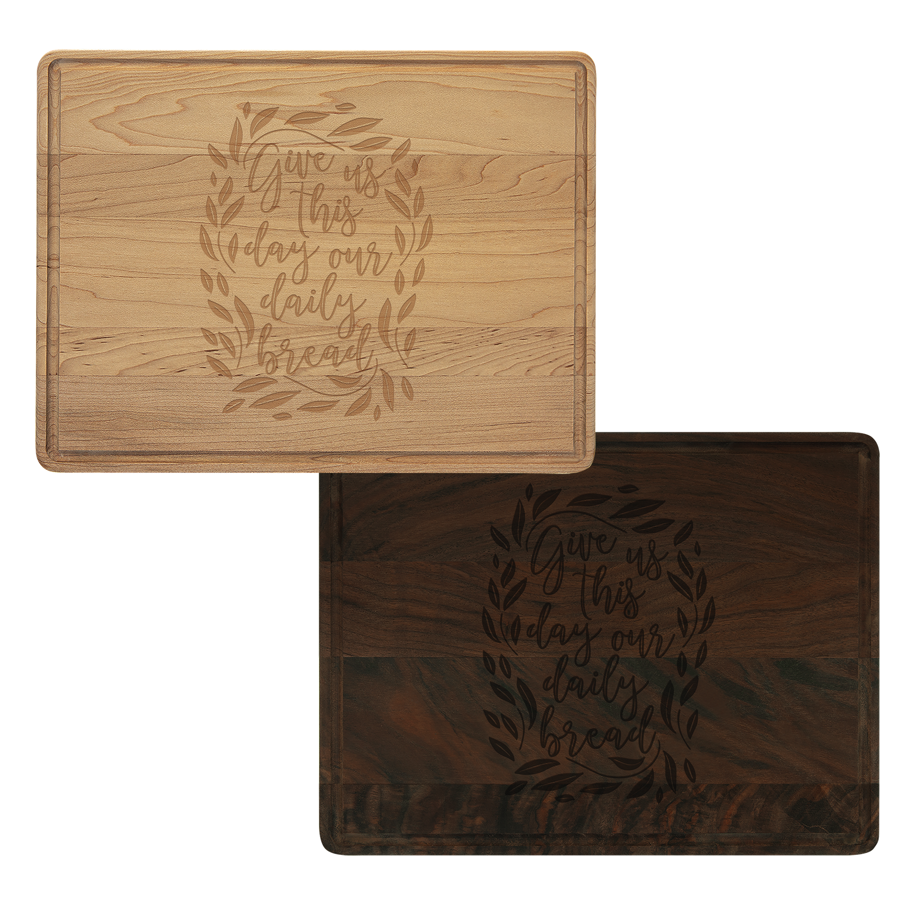 Give Us This Day Cutting Board Drip