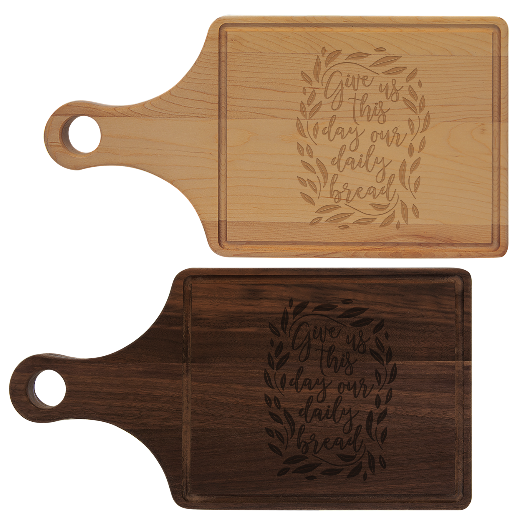 Give Us This Day Cutting Board Paddle