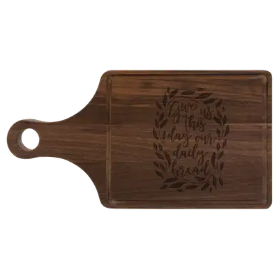Give Us This Day Cutting Board Paddle