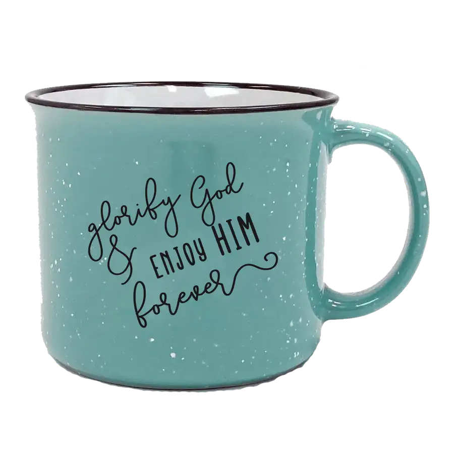 Glorify God And Enjoy Him Camp Mug