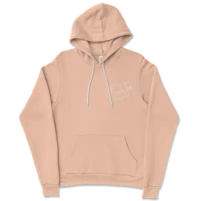 Glorify God And Enjoy Him Left Chest Ladies Hoodie