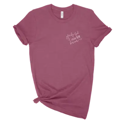 Glorify God And Enjoy Him Left Chest Unisex Tee