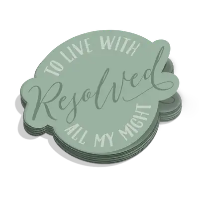 Resolved Sticker