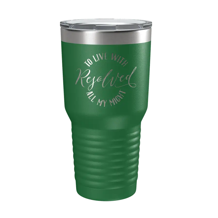 Resolved To Live 30oz Insulated Tumbler