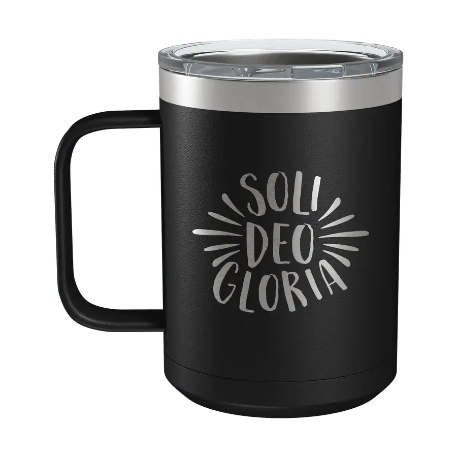 Soli Deo Gloria 15oz Insulated Camp Mug