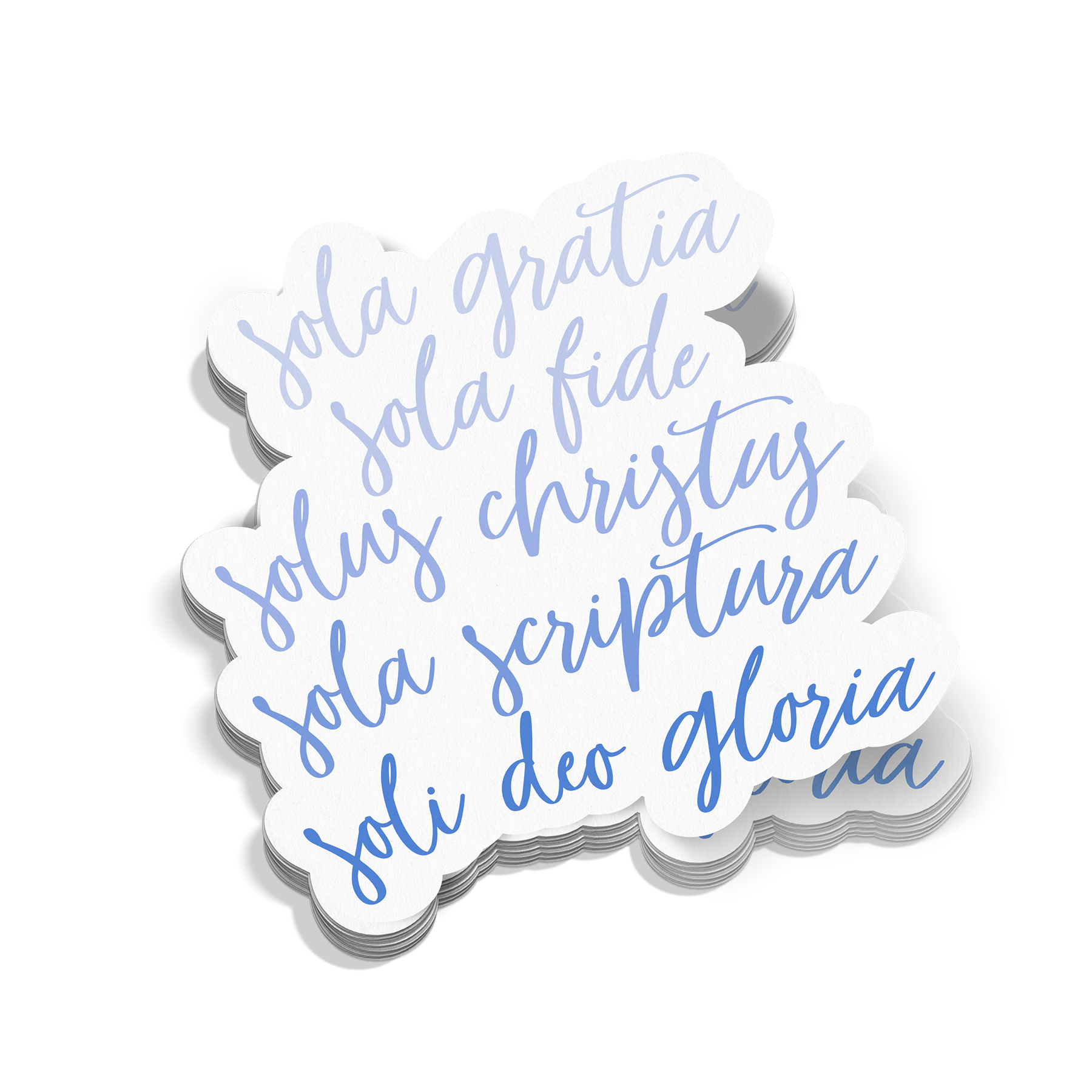 Five Solas Ombre Sticker