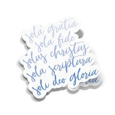 Five Solas Ombre Sticker