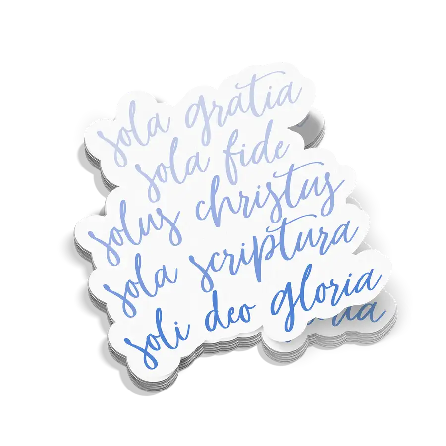 Five Solas Ombre Sticker