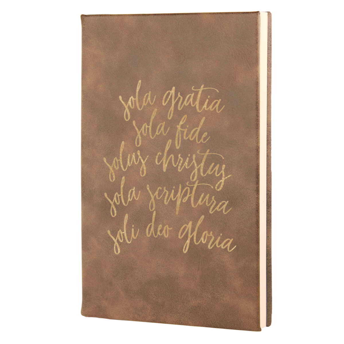 The Five Solas Leatherette Hardcover Journal