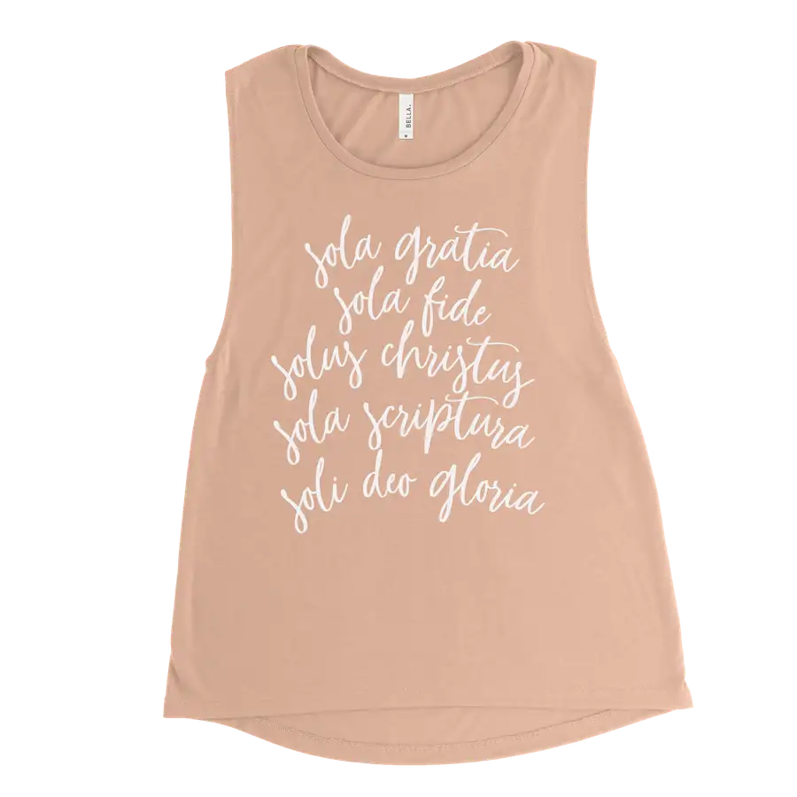The Five Solas Tee Muscle Tank