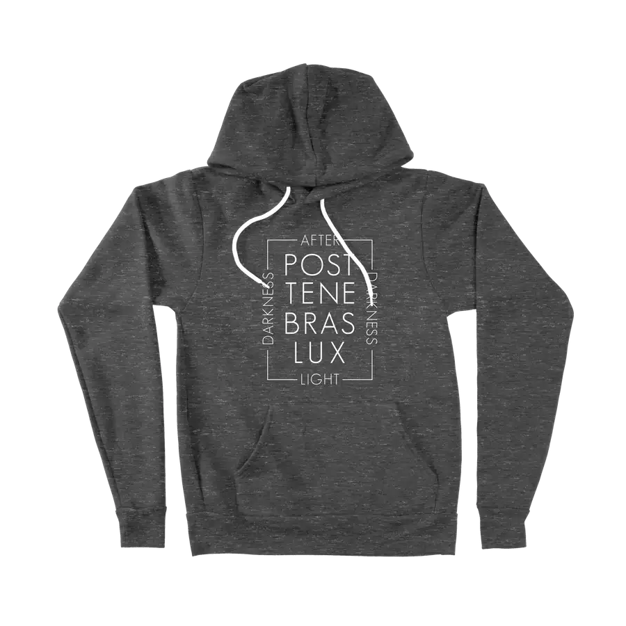 Post Tenebras Lux Script Ladies Hoodie