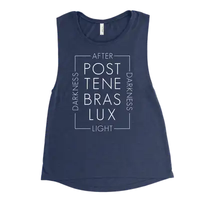 Post Tenebras Lux Script Muscle Tank