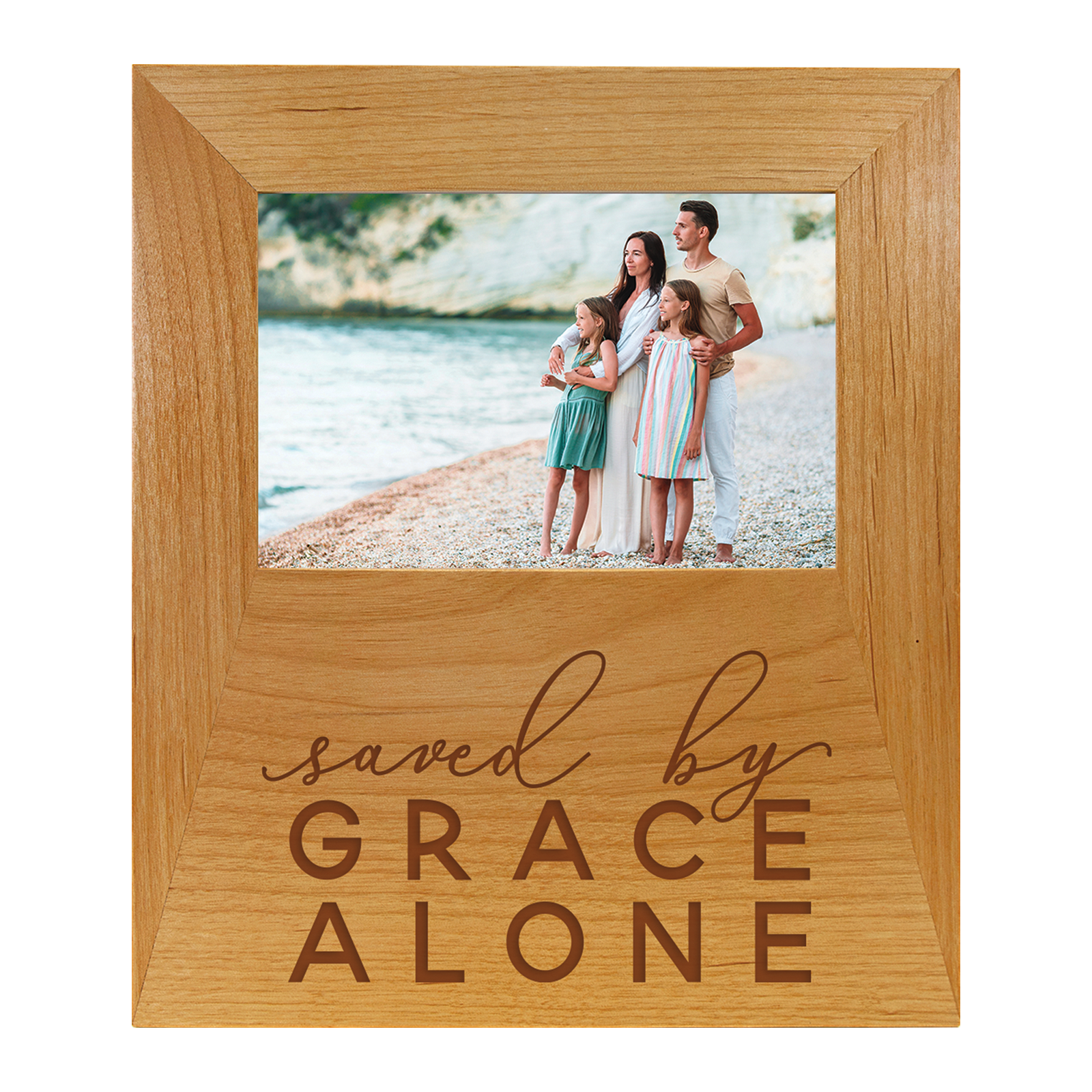 Saved By Grace Alone Lettered Frame