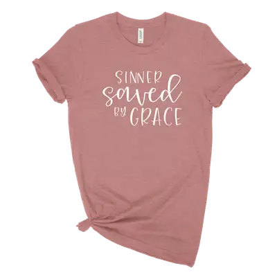 Sinner Saved By Grace Unisex Tee