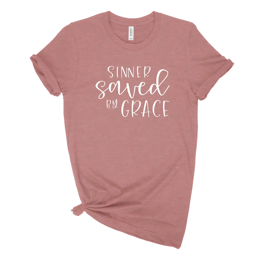 Sinner Saved By Grace Unisex Tee