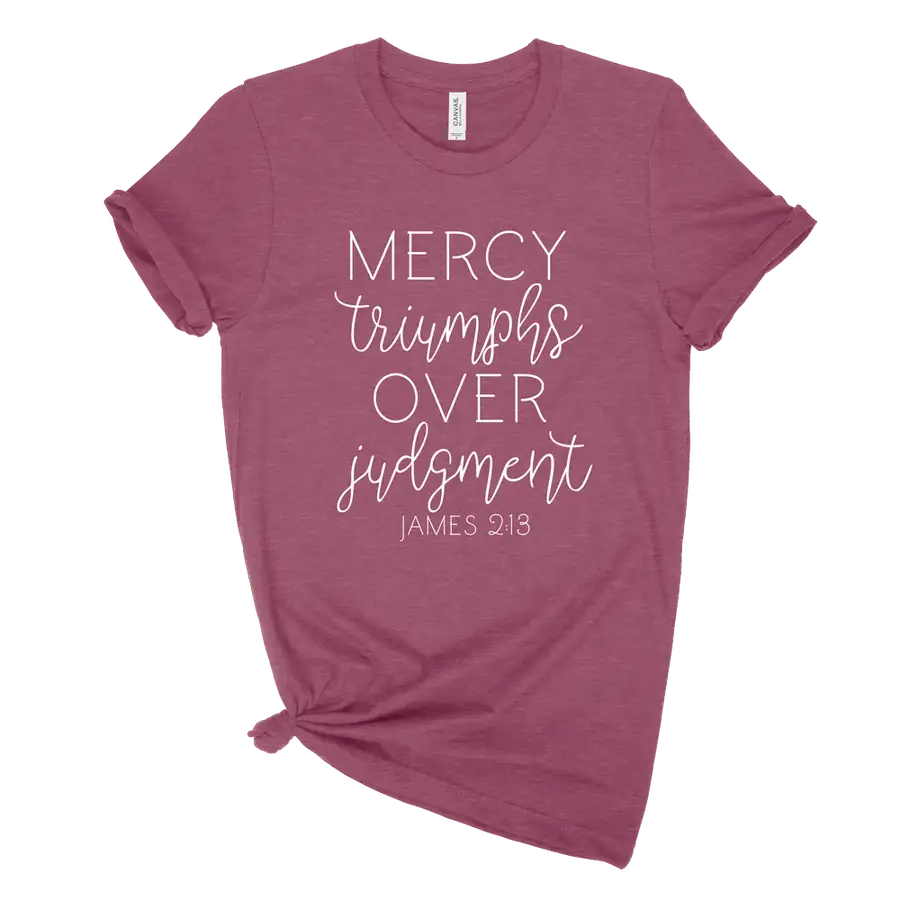 Mercy Triumphs Over Judgment Unisex Tee