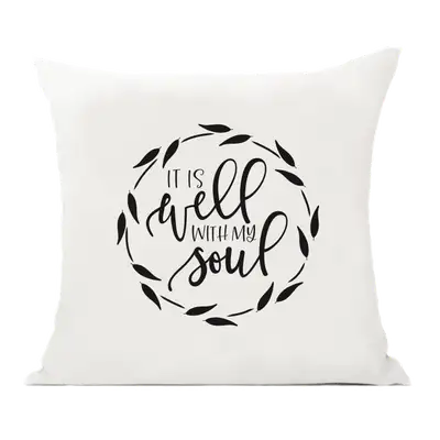 It Is Well Pillow Cover