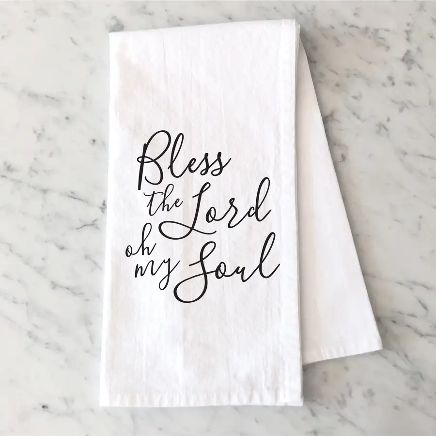 Bless The Lord Tea Towel