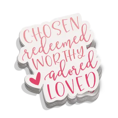 Chosen Redeemed Sticker