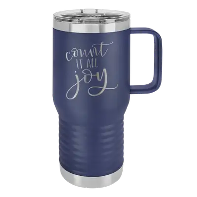 Count It All Joy 20oz Insulated Travel Tumbler