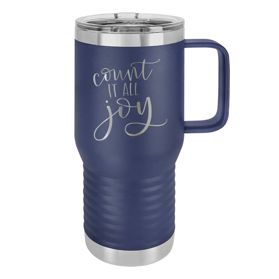 Count It All Joy 20oz Insulated Travel Tumbler