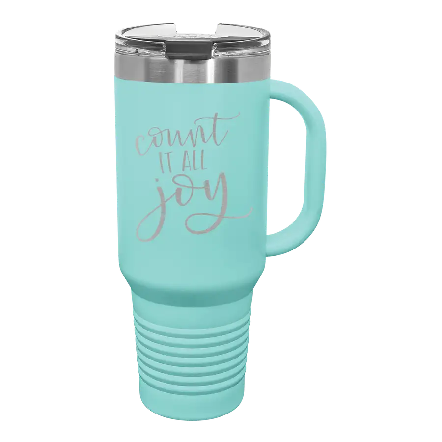 Count It All Joy 40 oz Insulated Travel Tumbler