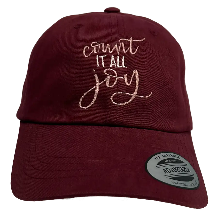 Count It All Joy Embroidered Dad Hat