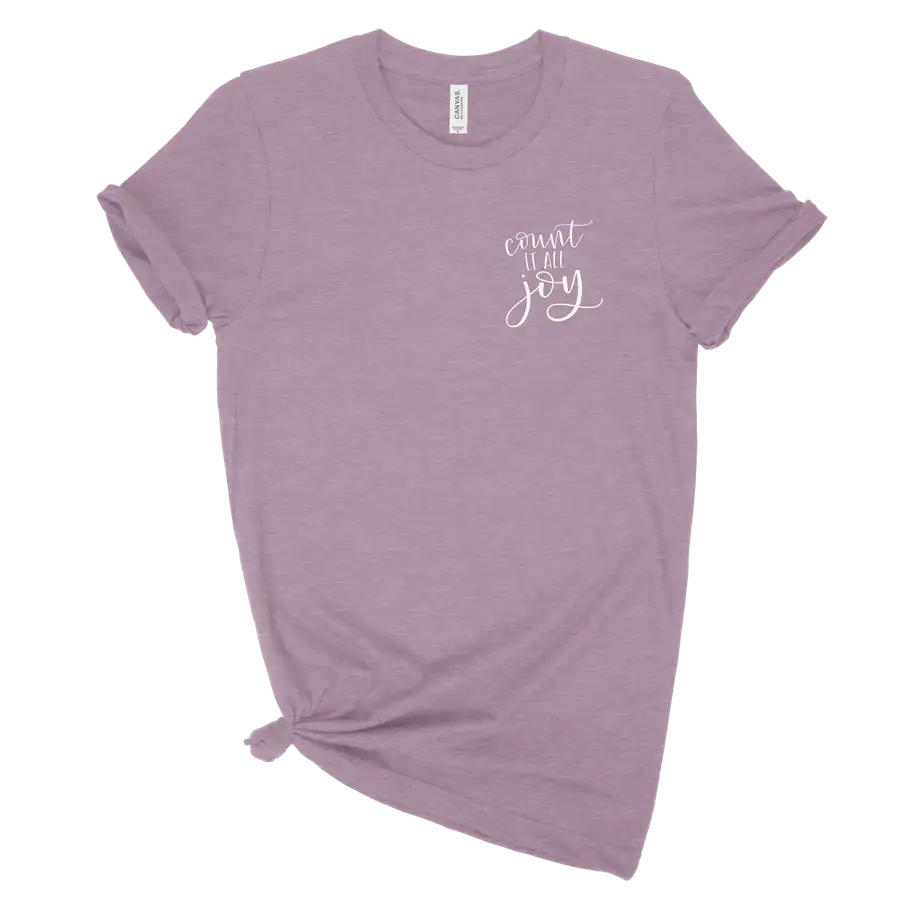 Count It All Joy Left Chest Unisex Tee