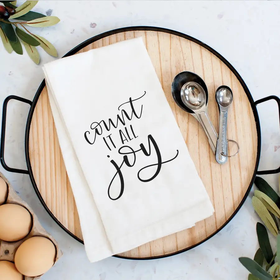 Count It All Joy Tea Towel #2