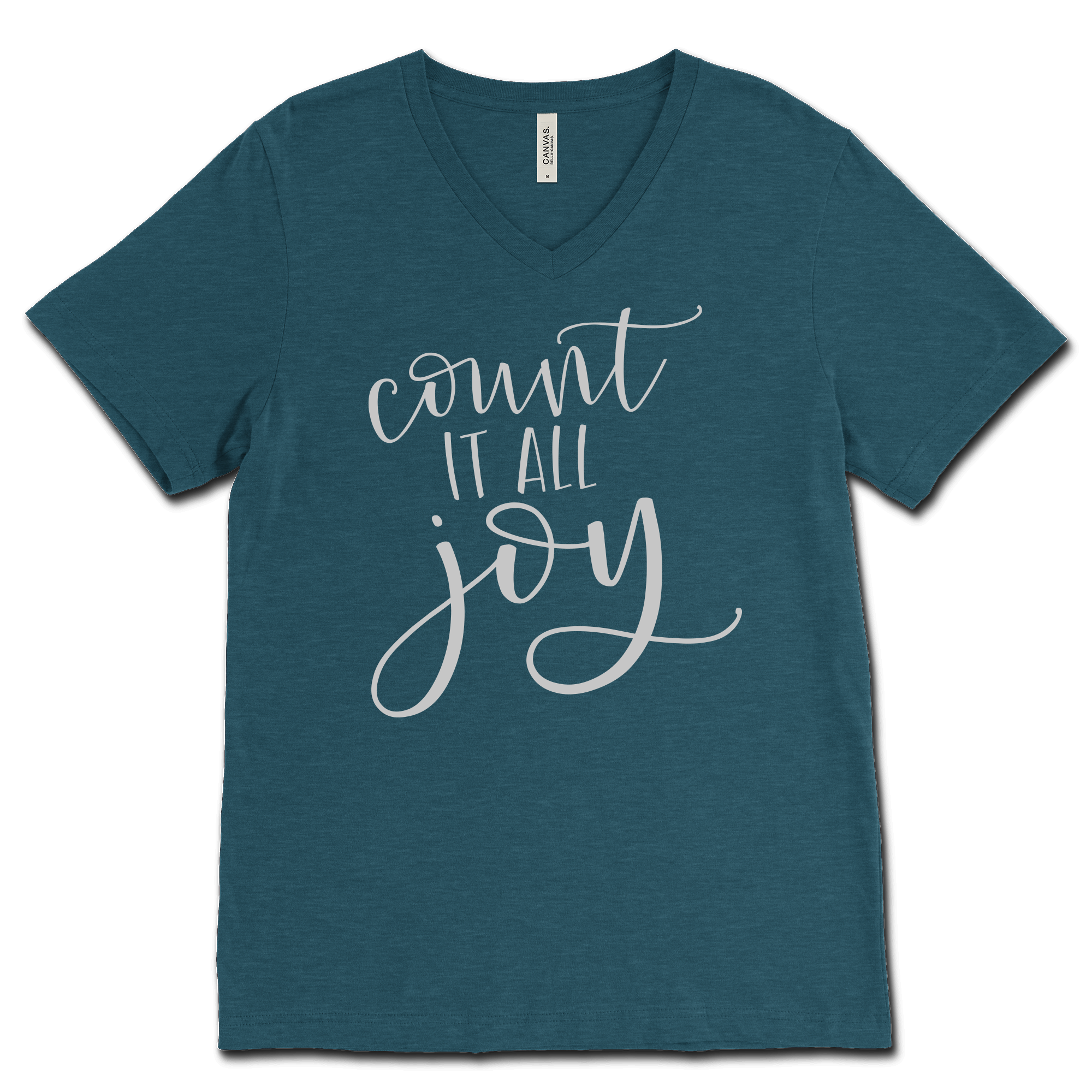 Count It All Joy V‐Neck Tee