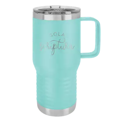 Sola Scriptura Monoline 20oz Insulated Travel Tumbler