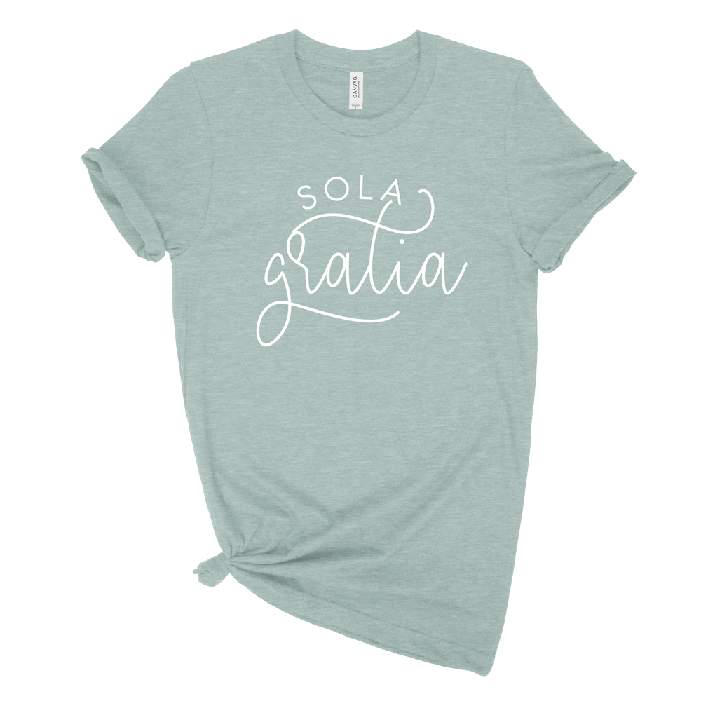 Sola Gratia Monoline Unisex Tee