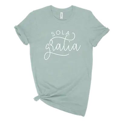 Sola Gratia Monoline Unisex Tee