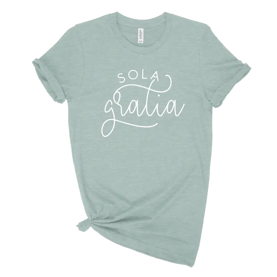 Sola Gratia Monoline Unisex Tee