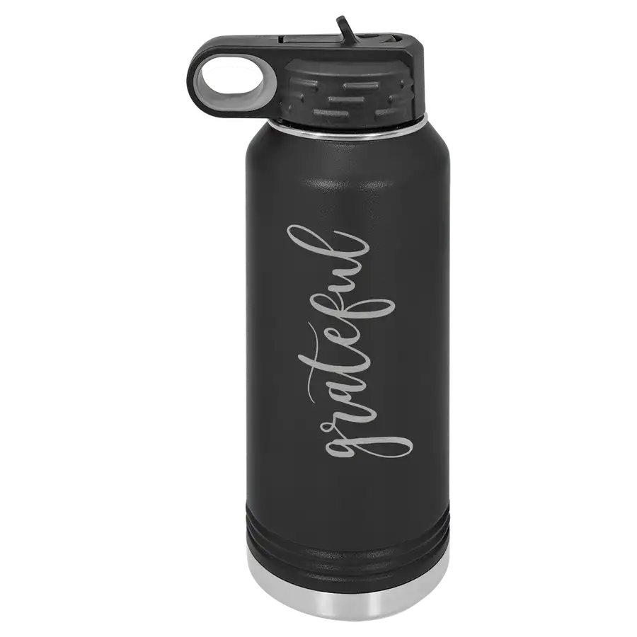 Grateful Script Insulated Bottle