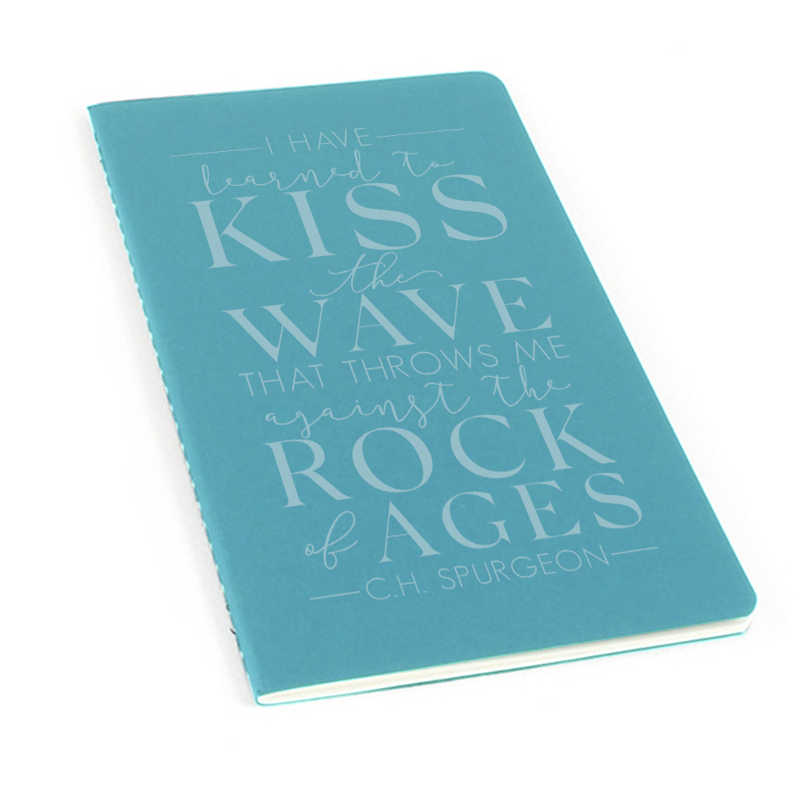 Learned to Kiss The Wave Laser Etched Moleskine Journal