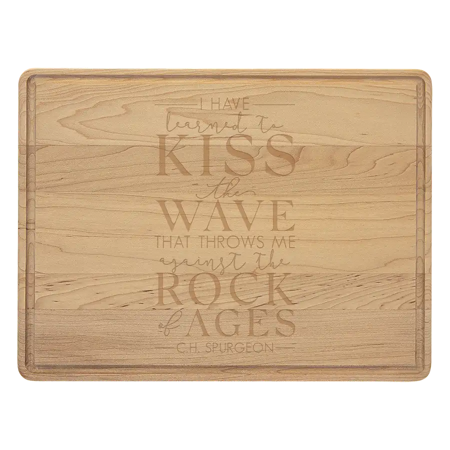 Learned To Kiss The Wave Cutting Board Drip