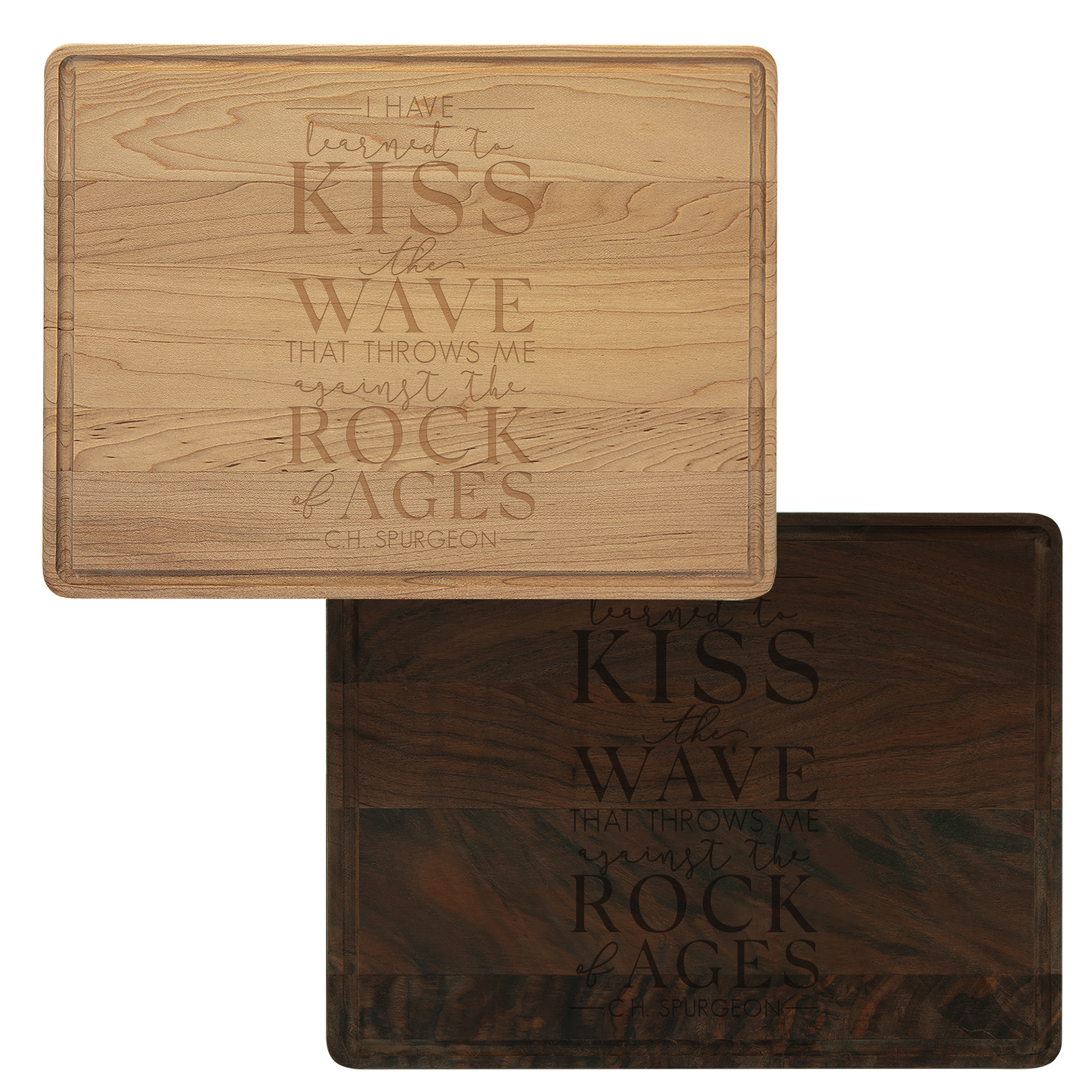 Learned To Kiss The Wave Cutting Board Drip