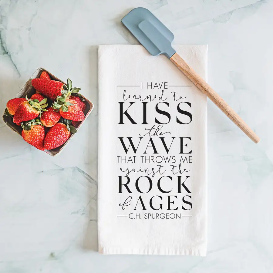 Learned To Kiss The Wave Tea Towel #2