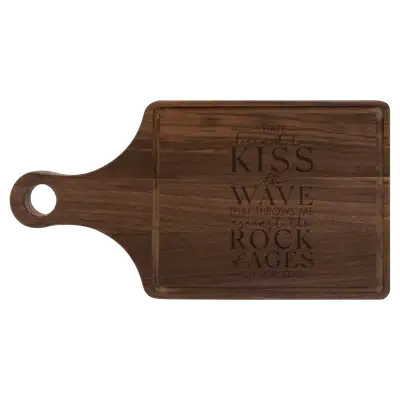 Learned To Kiss The Wave Cutting Board Paddle