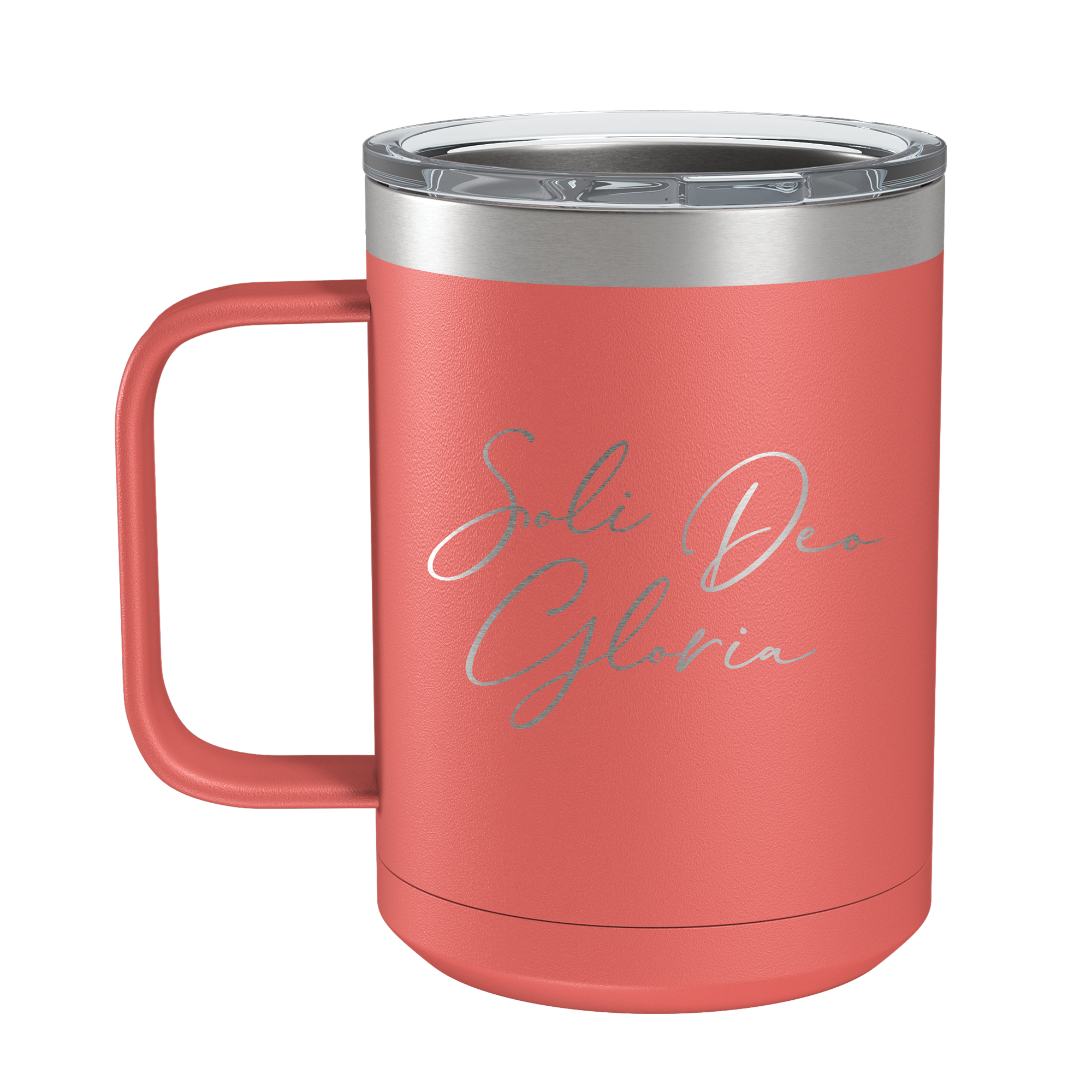 Soli Deo Gloria (Lettered) 15oz Insulated Camp Mug
