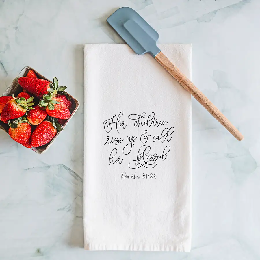 Her Children Rise Up Tea Towel #2