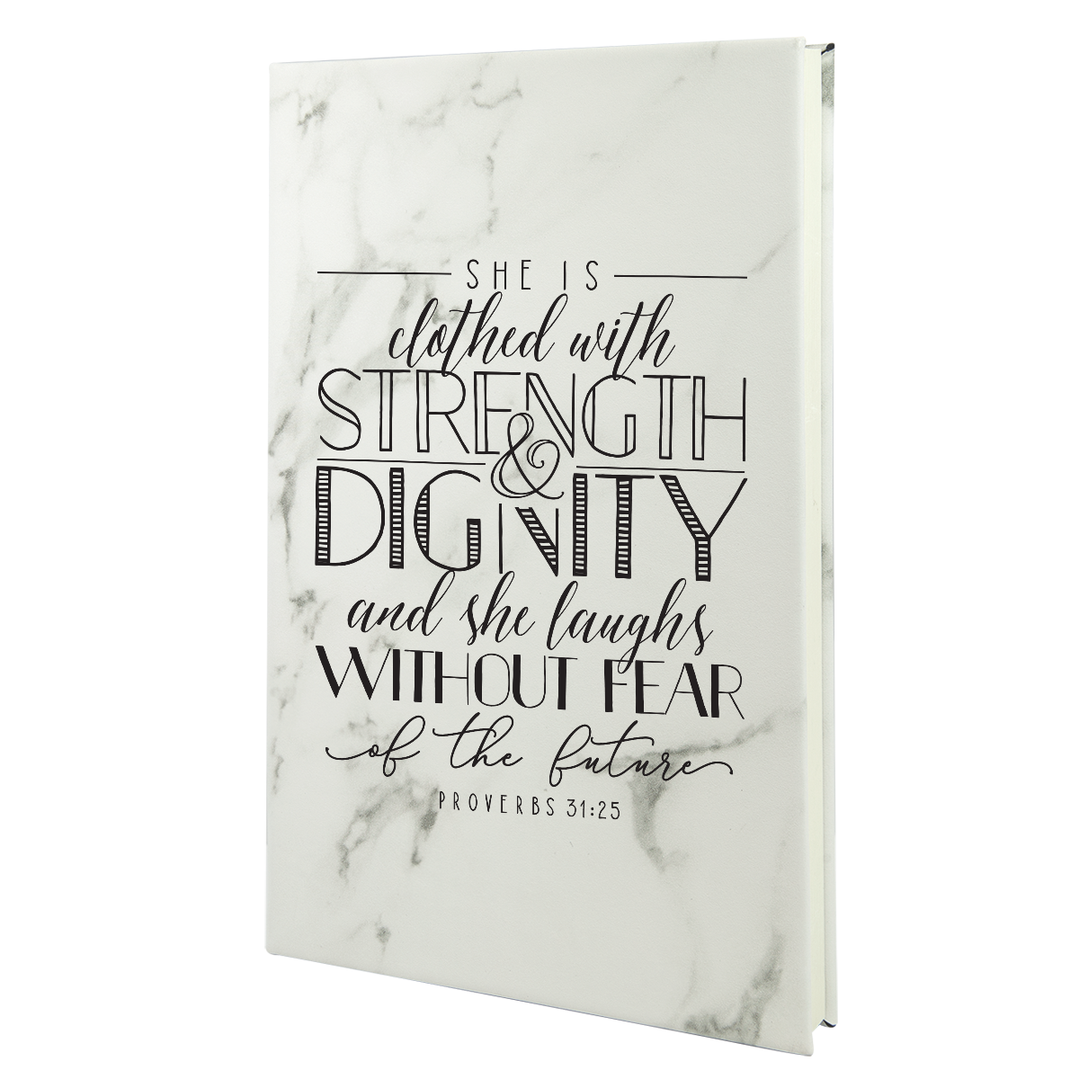 She Is Clothed Leatherette Hardcover Journal