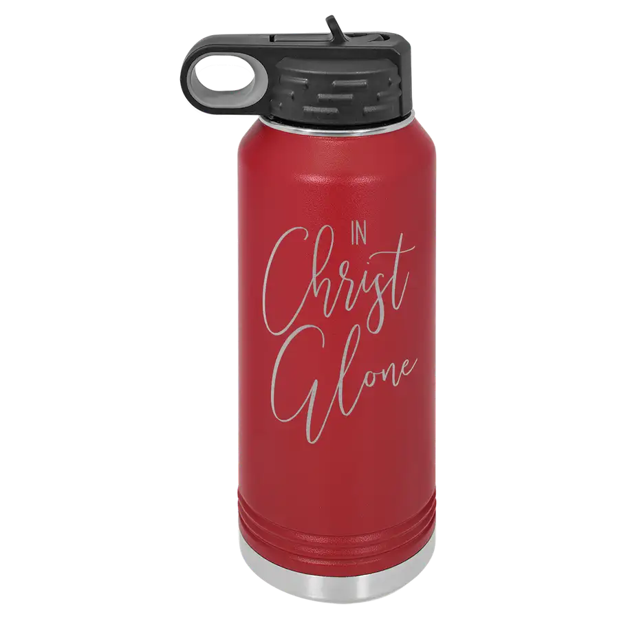 In Christ Alone (Script) Insulated Bottle