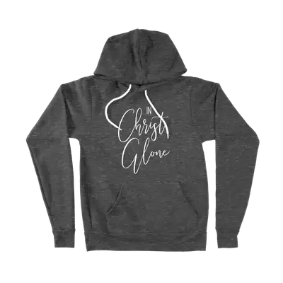 In Christ Alone (Script) Ladies Hoodie