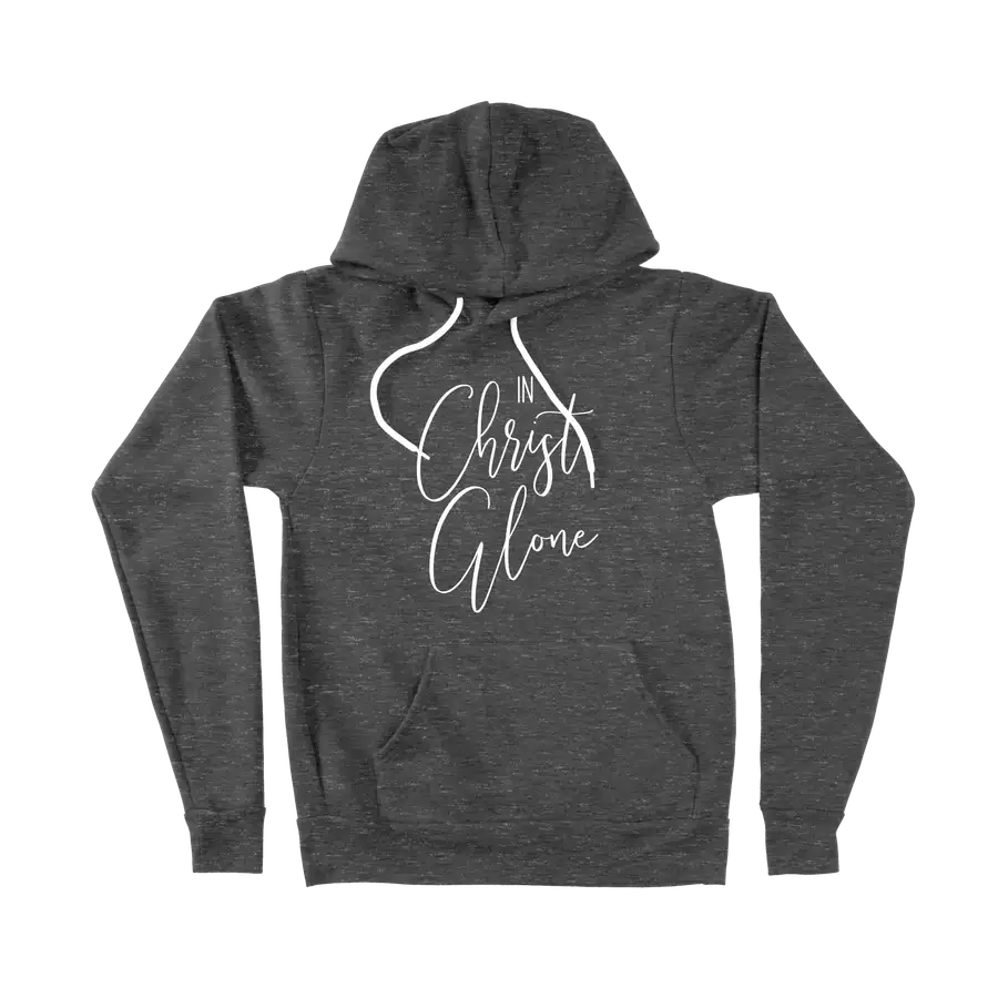 In Christ Alone (Script) Ladies Hoodie