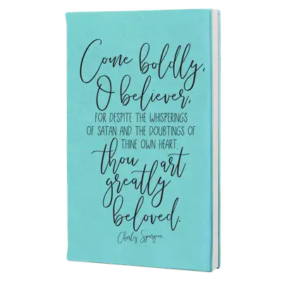 Come Bodly Leatherette Hardcover Journal